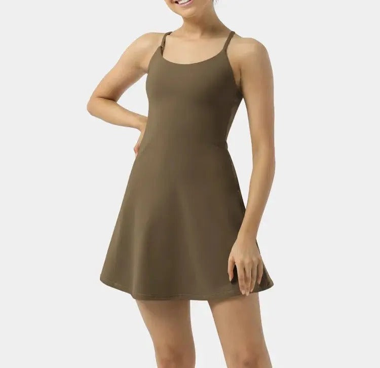 ๐ฅFlash Saleโก Softlyzero Plush Backless Active Dress-Easy Peezy
